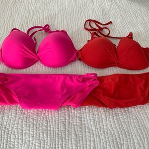 BIKINI BUNDLE! New condition- never worn. California Waves. Top D/DD. Bottom XL.
